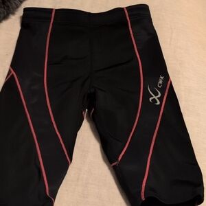 CW-X Black Shorts with Pink Accents